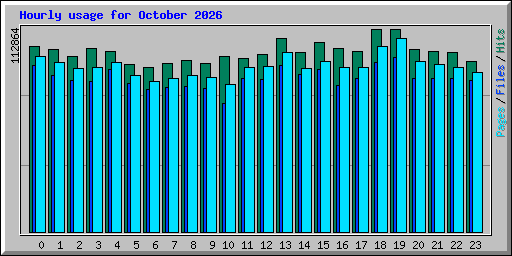 Hourly usage for October 2026